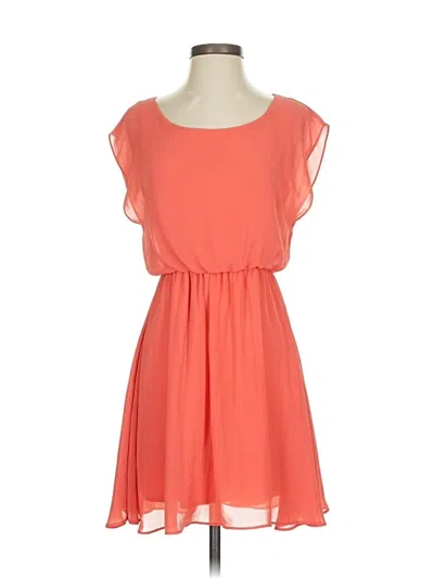 Pre-owned Lush Casual Dress In Orange