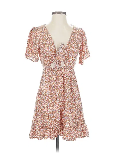 Pre-owned Lush Casual Dress In Orange