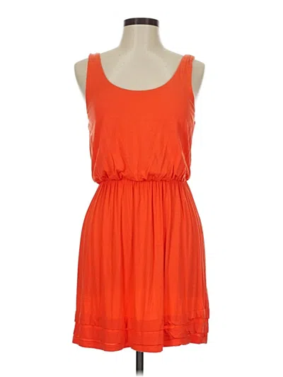 Pre-owned Lush Casual Dress In Orange
