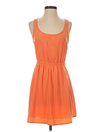Pre-owned Lush Casual Dress In Orange