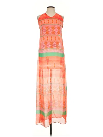 Pre-owned Lush Casual Dress In Orange