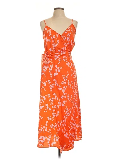 Pre-owned Lush Casual Dress In Orange