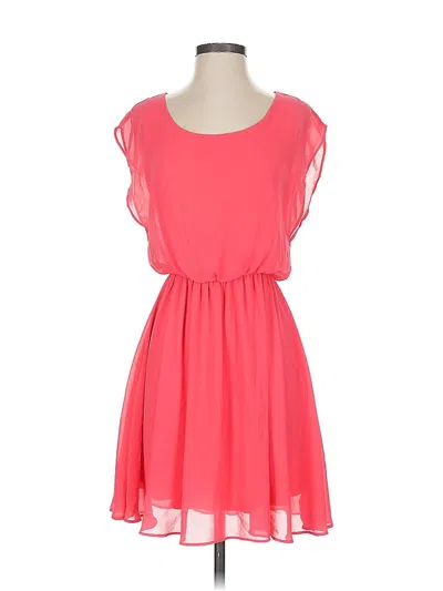 Pre-owned Lush Casual Dress In Pink