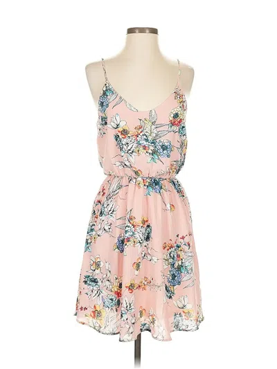 Pre-owned Lush Casual Dress In Pink