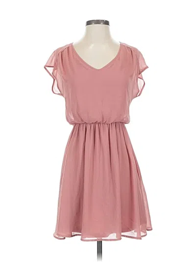 Pre-owned Lush Casual Dress In Pink