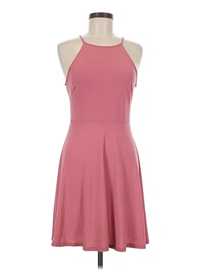Pre-owned Lush Casual Dress In Pink