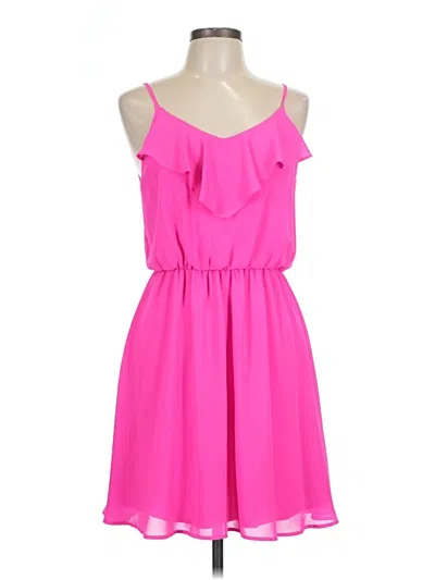 Pre-owned Lush Casual Dress In Pink