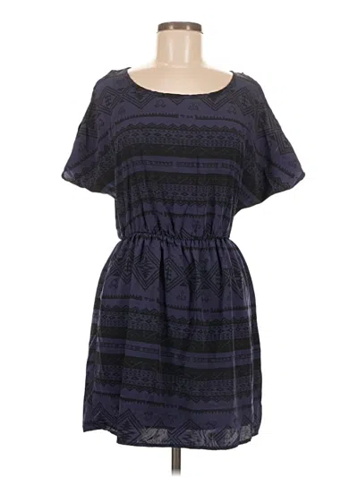 Pre-owned Lush Casual Dress In Purple