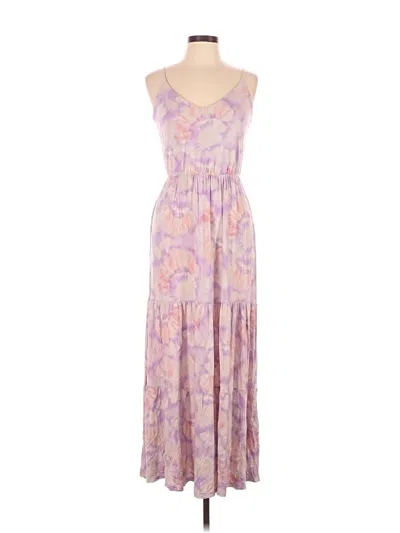 Pre-owned Lush Casual Dress In Purple
