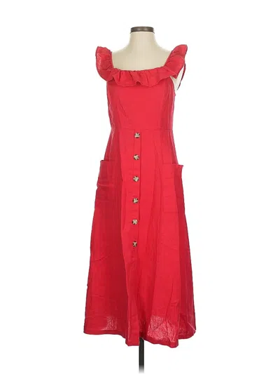 Pre-owned Lush Casual Dress In Red