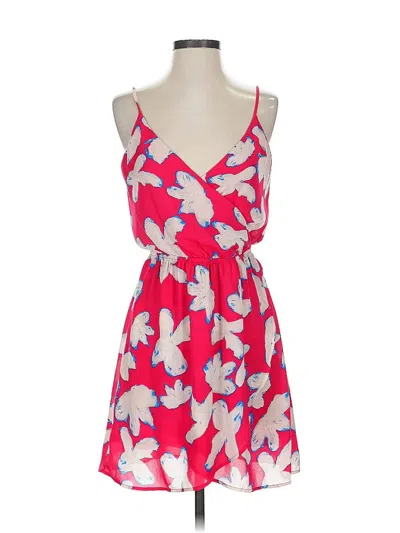 Pre-owned Lush Casual Dress In Red