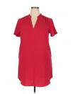 Lush Casual Dress In Red