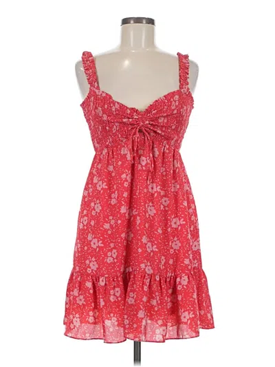 Pre-owned Lush Casual Dress In Red