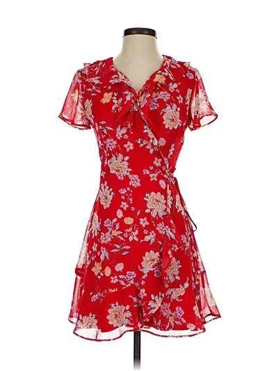 Pre-owned Lush Casual Dress In Red