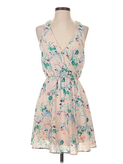 Pre-owned Lush Casual Dress In Tan