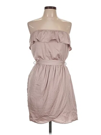 Pre-owned Lush Casual Dress In Tan