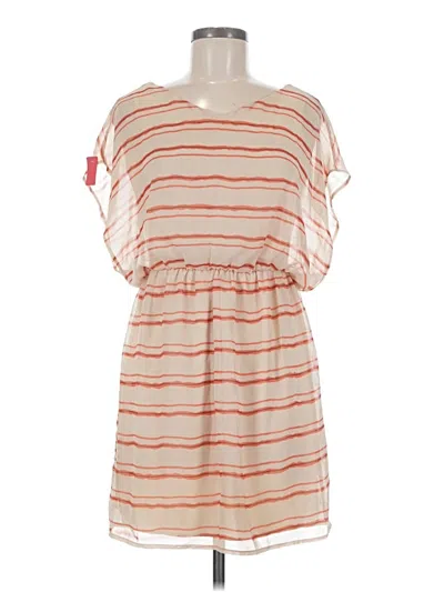 Pre-owned Lush Casual Dress In Tan