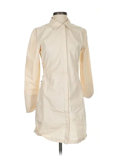 Pre-owned Lush Casual Dress In White