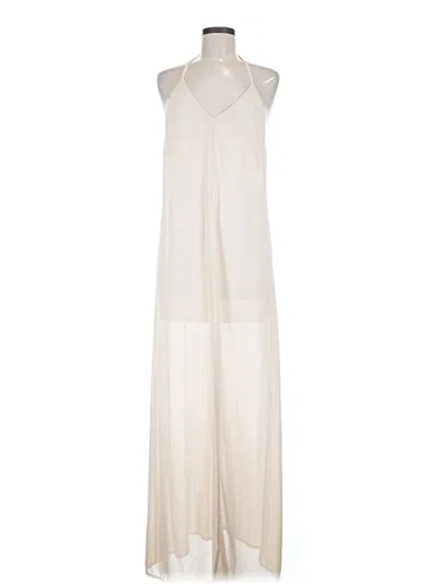 Pre-owned Lush Casual Dress In White