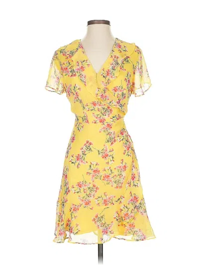 Pre-owned Lush Casual Dress In Yellow