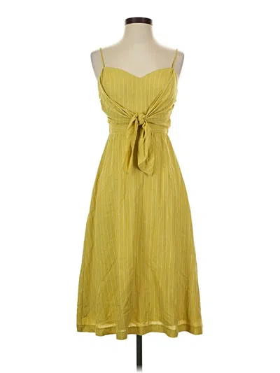 Pre-owned Lush Casual Dress In Yellow