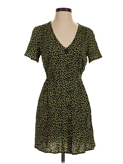 Pre-owned Lush Casual Dress In Yellow