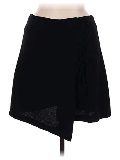 Pre-owned Lush Casual Skirt In Black