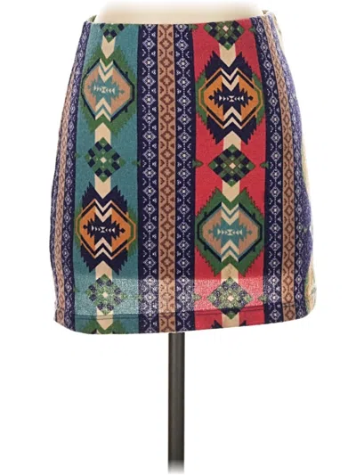 Pre-owned Lush Casual Skirt In Blue