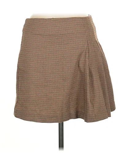 Pre-owned Lush Casual Skirt In Brown