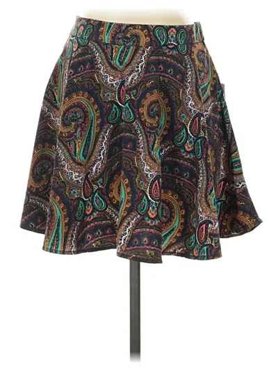 Pre-owned Lush Casual Skirt In Brown