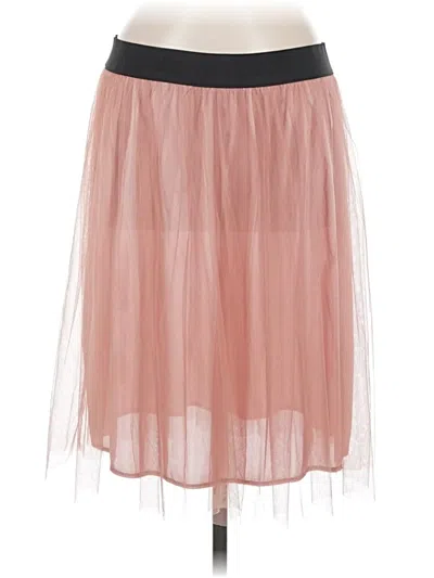Pre-owned Lush Casual Skirt In Pink