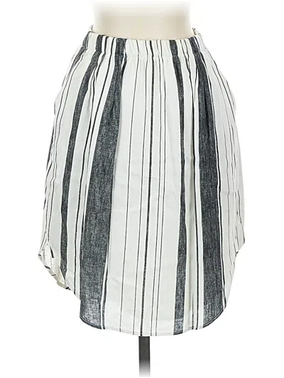 Pre-owned Lush Casual Skirt In White