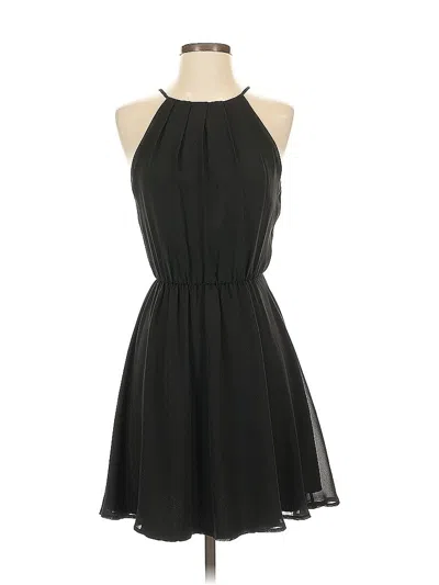 Pre-owned Lush Cocktail Dress In Black