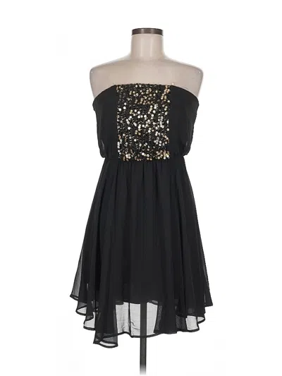 Pre-owned Lush Cocktail Dress In Black