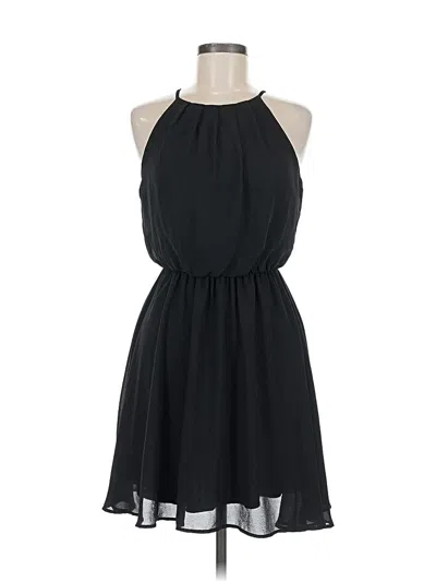 Pre-owned Lush Cocktail Dress In Black