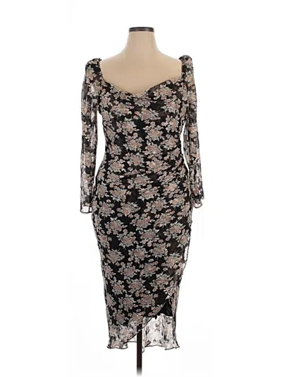 Pre-owned Lush Cocktail Dress In Black