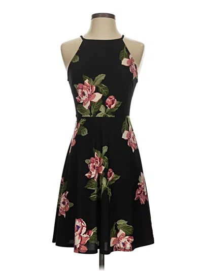 Pre-owned Lush Cocktail Dress In Black