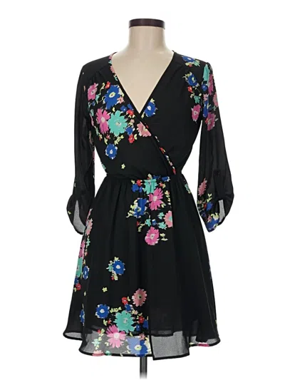 Pre-owned Lush Cocktail Dress In Black
