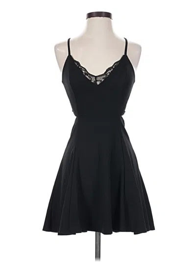Pre-owned Lush Cocktail Dress In Black