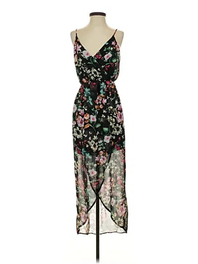 Pre-owned Lush Cocktail Dress In Black