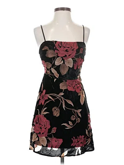 Pre-owned Lush Cocktail Dress In Black
