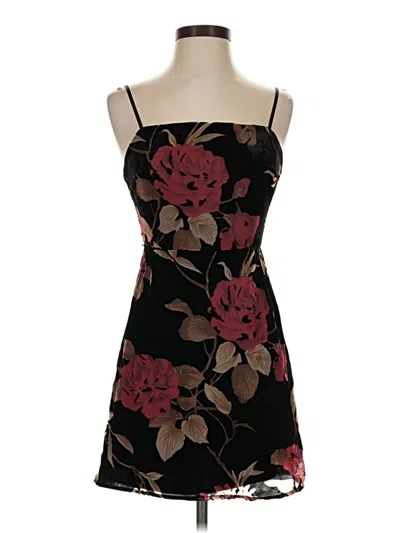 Pre-owned Lush Cocktail Dress In Black
