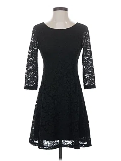 Pre-owned Lush Cocktail Dress In Black