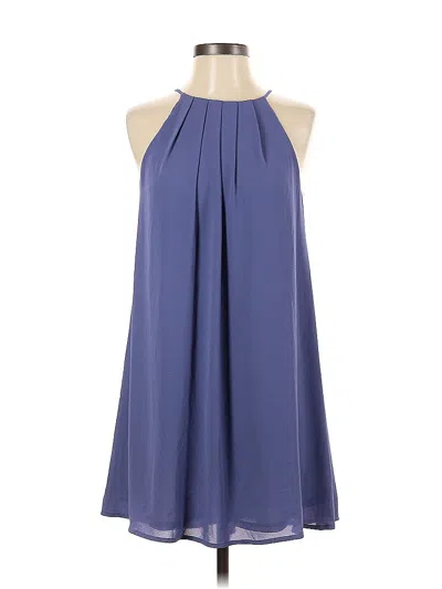 Pre-owned Lush Cocktail Dress In Blue