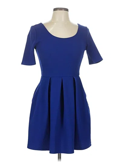 Pre-owned Lush Cocktail Dress In Blue
