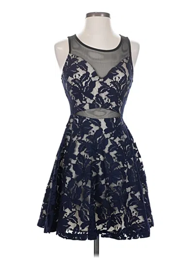 Pre-owned Lush Cocktail Dress In Blue