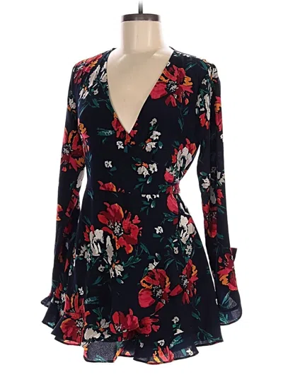 Pre-owned Lush Cocktail Dress In Blue