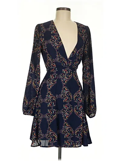 Pre-owned Lush Cocktail Dress In Blue