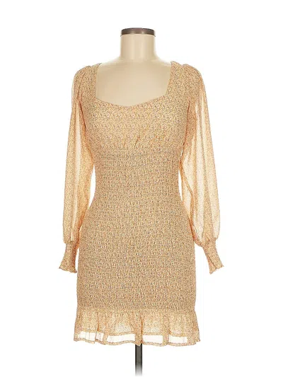 Pre-owned Lush Cocktail Dress In Brown