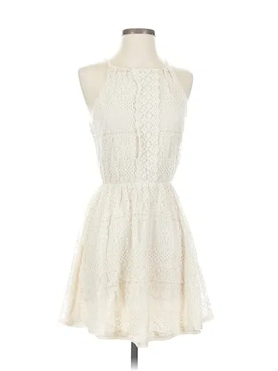 Pre-owned Lush Cocktail Dress In Brown